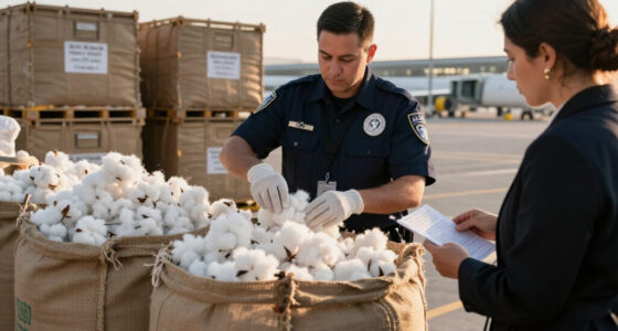 CBP Seizes 440 Pounds Of Unprocessed Cotton At Virginia’s Dulles Airport