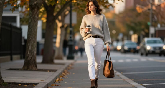 6 Ways Fashion Insiders Style White Jeans For Fall