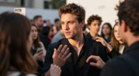CFDA’s Steven Kolb Tries To Restrain PETA Protesters At Cos Fashion Show