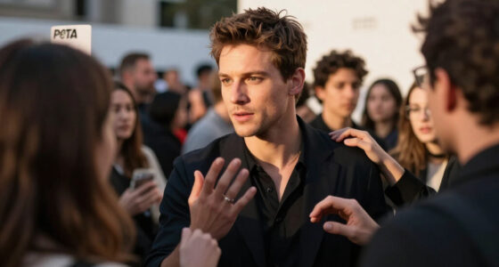 CFDA’s Steven Kolb Tries To Restrain PETA Protesters At Cos Fashion Show