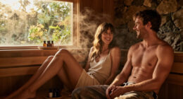 Dakota Johnson And Alexander Skarsgård On Saunas, Fragrance, And "Making Out All Over The Place"