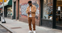 StreetSnaps: Brooklyn’s Jorge "Gitoo" Wright Masters The Art Of Proportion And Earth Tones