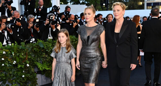 Charlize Theron Made A Rare Red Carpet Appearance With Her Daughters At The Academy Museum Gala
