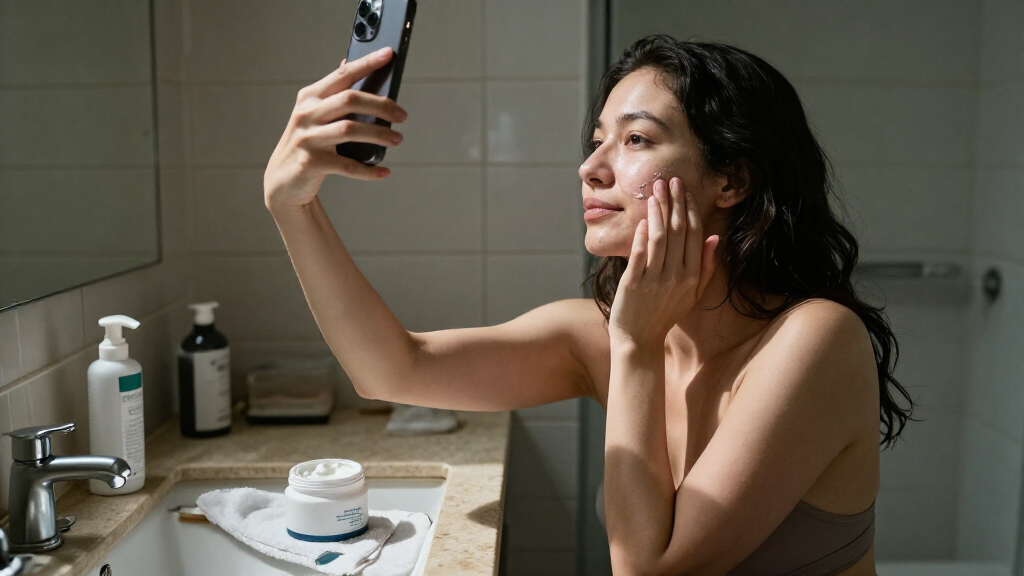 Selfie-Based Proof That A Skincare Routine Is Working